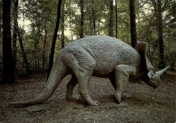 Ak Kleinwelka Bautzen in Lausitz, Dinosauruspark, Mancionius