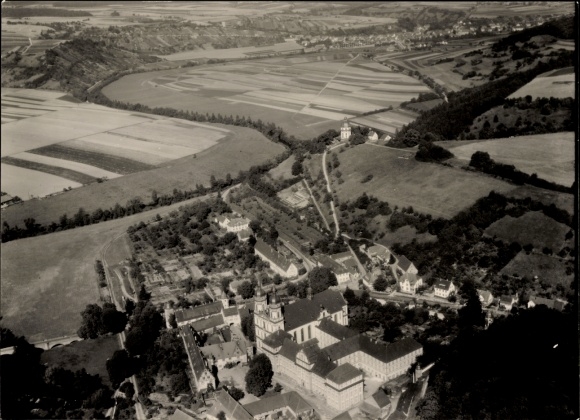 Foto Schöntal an der Jagst Württemberg, Fliegeraufnahme