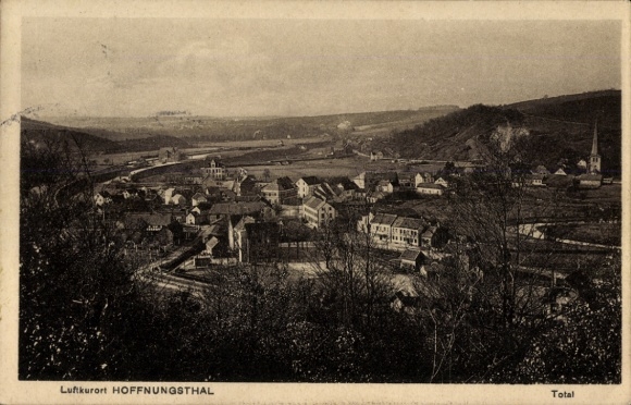 Postcard Hoffnungsthal Rösrath in the Rheinisch Bergischer Kreis, general view