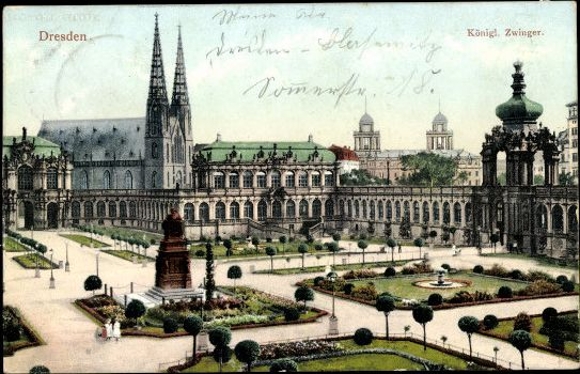 10 alte Ak Dresden, diverse Ansichten