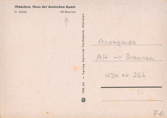 Artist Postcard Schütz, H., Alt-Braunau, HDK No. 266