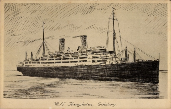 Ak-stoomboot MS Kungsholm, Svenska Amerika Linien SAL