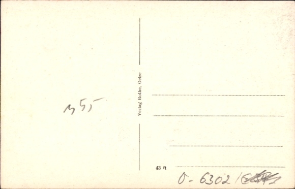 Postcard Altenfeld Großbreitenbach in Thuringia, Hermann Taubert, bakery, confectionery, half-timbered house, G