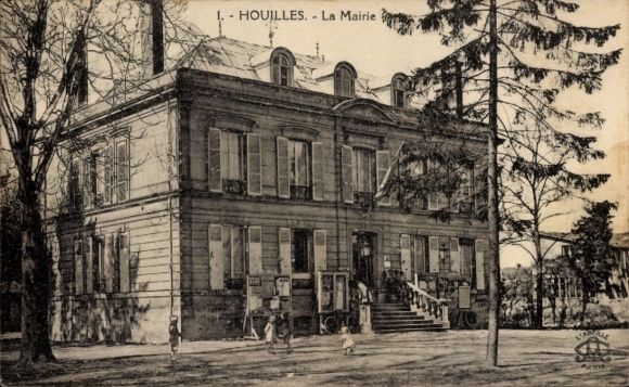 Ak Houilles-Yvelines, Das Rathaus