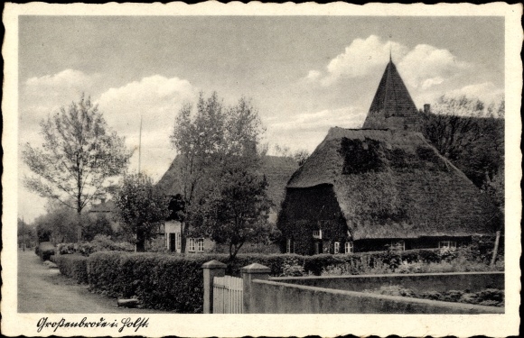 Postcard Grossenbrode in Ostholstein, farmhouses