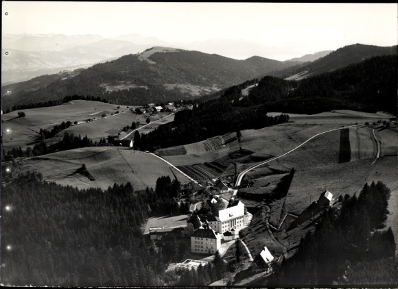 Foto Scheidegg im Allgäu Schwaben, Fliegeraufnahme