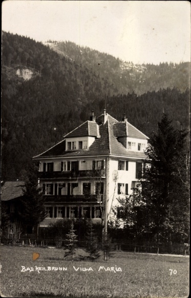 Photo Postcard Bad Heilbrunn in the district of Bad Tölz Wolfratshausen, Villa Maria