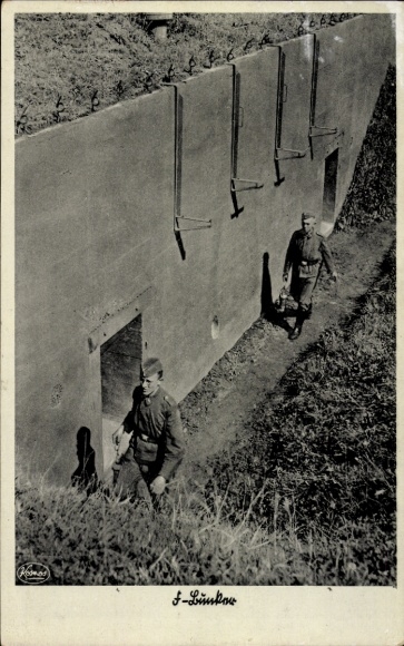 Ak Deutsche Wehrmacht, Westwall, S-Bunker