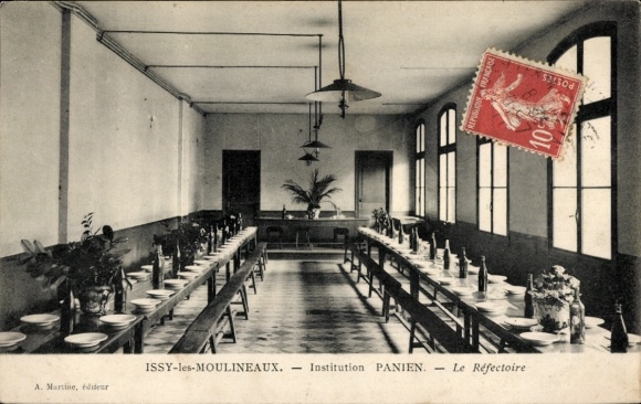 CPA Issy les Moulineaux Hauts de Seine, Instutition Panien, Le Réfectoire