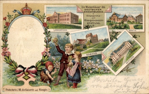 Tłoczone lito sierocińce Niemieckiej Ligi Wojowników, Osnabrück, Canth, Wittlich, Römhild, Empress