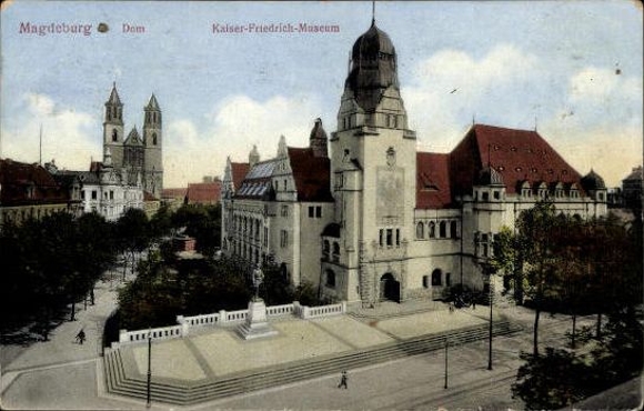 50 Ak Magdeburg Elbe, diverse Ansichten, kleinformatig