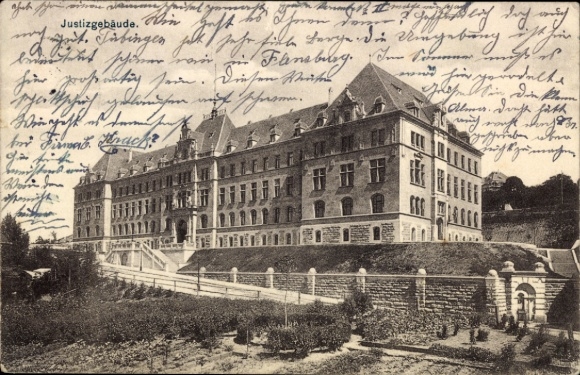Postcard Tübingen am Neckar, Courthouse