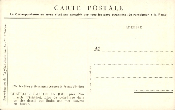 Artist PC Penmarch Finistère, Pointe de Penmarch, Automobile Circuit departure from Quimper