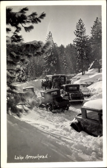 foto Californië, VS, Lake Arrowhead in de winter