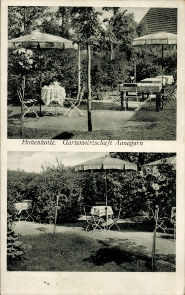Ak Hohenholte Havixbeck in Westfalen, Gartenwirtschaft Annegarn