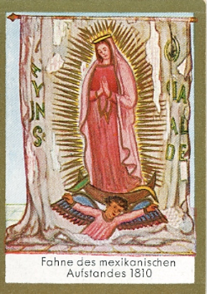 Collective image historical flags Image 194, flag of the Mexican uprising in 1810