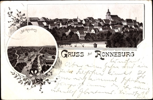 litho Ronneburg in Thüringen, algemeen beeld
