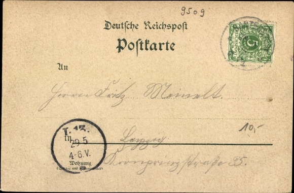 Chromo-Litho Hartenstein in the Erzgebirge of Saxony, castle, forester&#39;s house, prince&#39;s cave