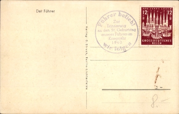 KP Führer i kanclerz Rzeszy Adolf Hitler, portret w mundurze partyjnym