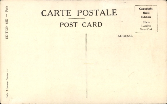 Artist Postcard Gentlemen! my client is too intelligent to become a traitor