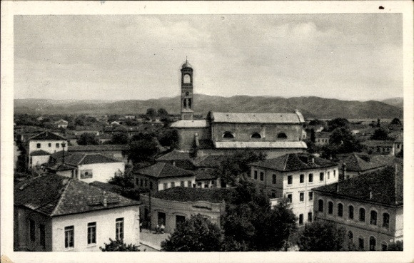 KP Scutari Shkodra Albania, panorama, historyczne miasto
