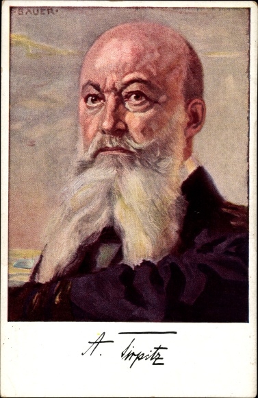 Artist PC Bauer, Karl, Grand Admiral Alfred von Tirpitz, portrait