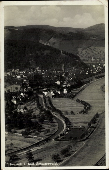Ak Hausach im Schwarzwald, Panorama