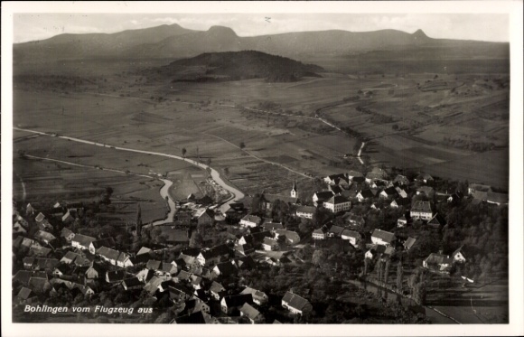 Postcard Bohlingen Singen Hohentwiel, aerial photograph