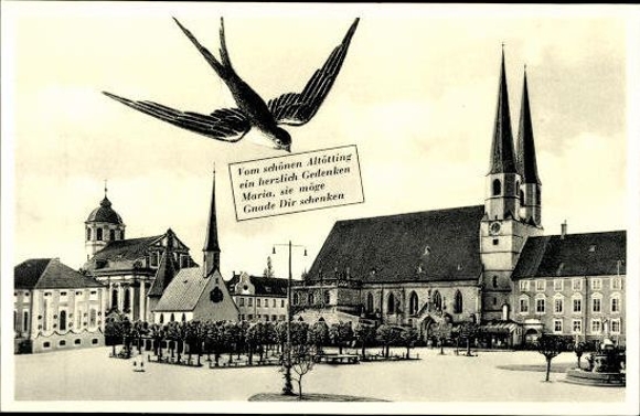 10 alte Ak Altötting in Bayern, diverse Ansichten