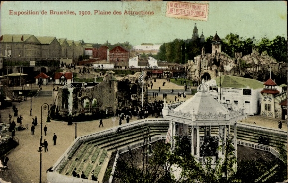 KP Bruxelles Bruksela, ekspozycja 1910, Plaine des Attractions