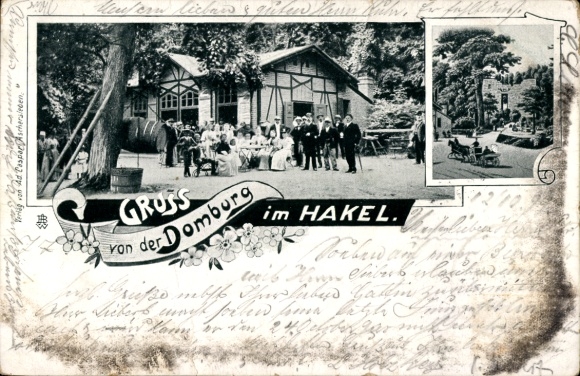 Ansichtkaart Heteborn Selke Aue in de Harz, Domburg in de Hakel, gasten