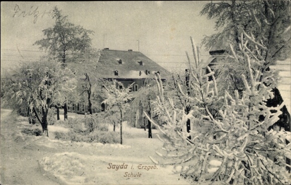 Ak Sayda im Erzgebirge, Schule