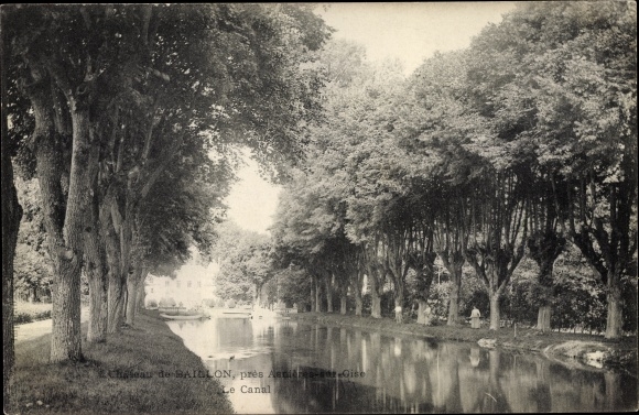 Ak Asnières-sur-Oise Val d'Oise, Chateau de Baillon