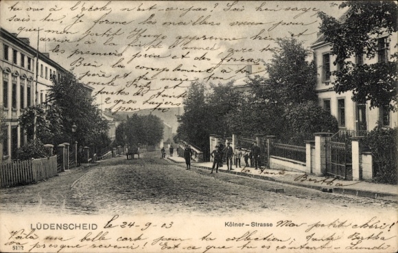 Ak Lüdenscheid im Märkischen Kreis, Kölner Straße