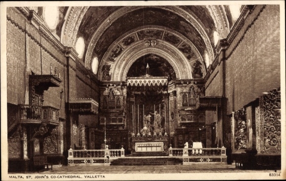 PC Malta, Interior of St Johns Church