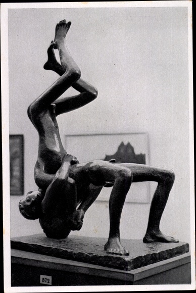 Sammelbild Olympia 1936, Plastic Ringing Boy von Stig Blomberg