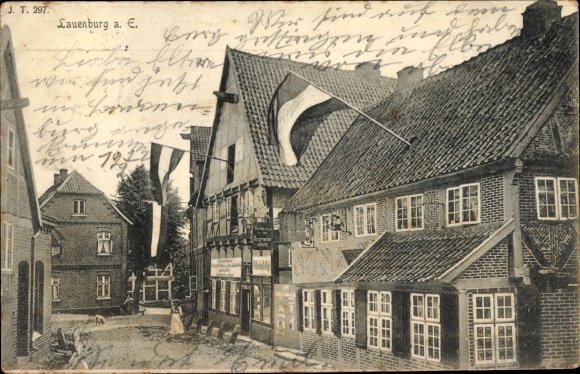 PC Lauenburg an der Elbe, town view, shoemaker
