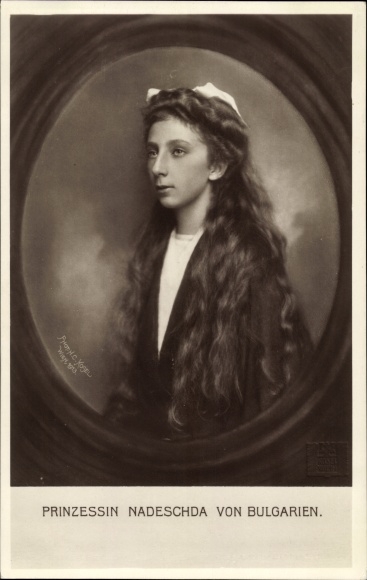 Artist Postcard Princess Nadezhda of Bulgaria