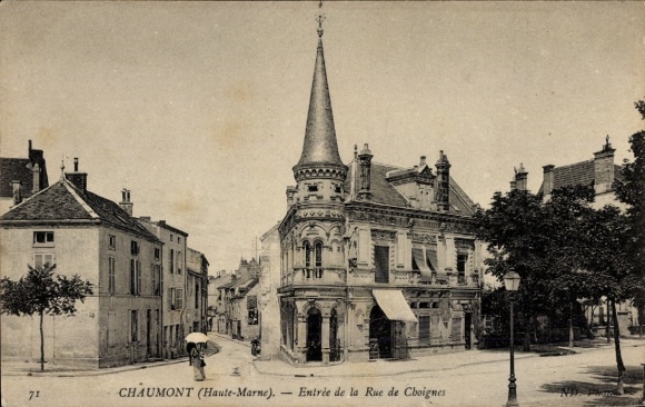 KP Chaumont Haute Marne, wejście od Rue de Choignes