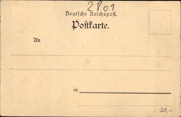 Postcard Vielank in Mecklenburg, inn by H. Steffen, garden