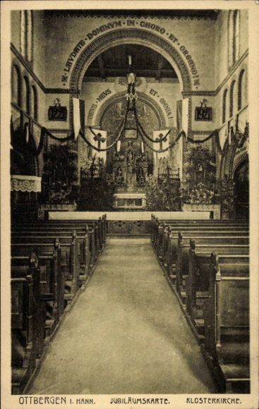 Postcard Ottbergen Schellerten in Lower Saxony, monastery church