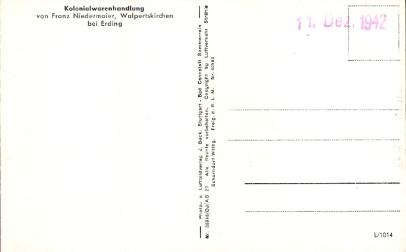 Ak Walpertskirchen Oberbayern, Fliegeraufnahme