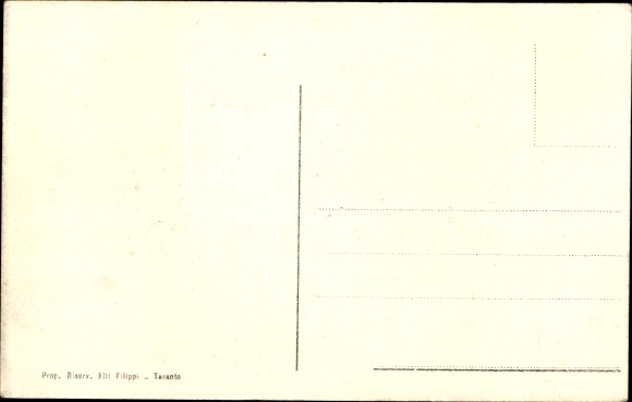 Postcard Tarent Taranto Puglia, Caserma Carlo Mezzacapo in Via Principe Amedeo