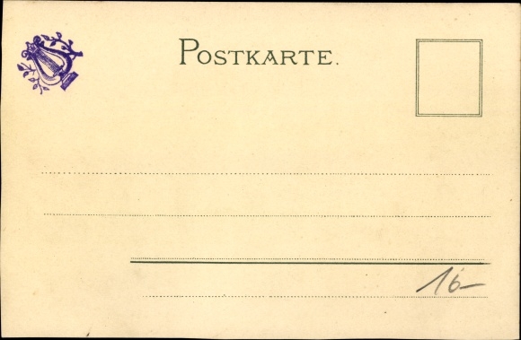 Artist Chromo-Litho Münch, C., Koblenz in Rhineland-Palatinate, Kaiser Wilhelm Monument, Deutsches Eck