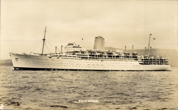 AK Steamers Iberia, schiereiland en oosterse stoomnavigatie