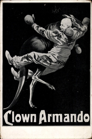 Postcard Clown Armando, Fight against Kangaroo