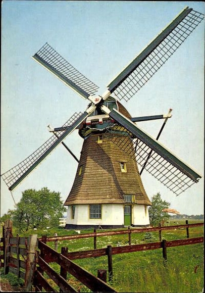 10 alte Ak Windmühlen, diverse Ansichten