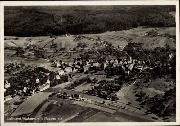 Ak Wüstenrot in Württemberg, Fliegeraufnahme