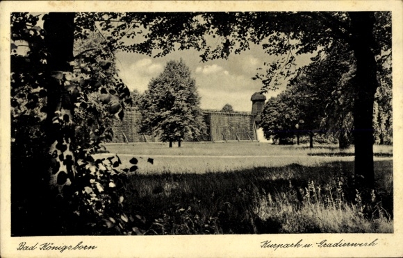 KP Königsborn Unna w Zagłębiu Ruhry, park zdrojowy, tężnia