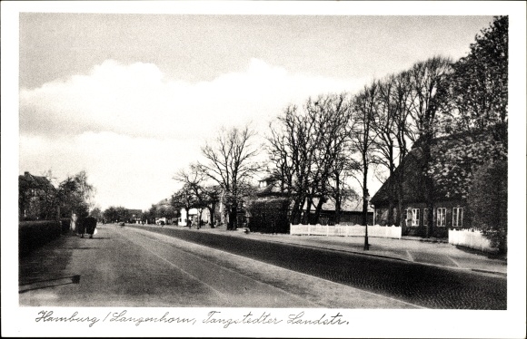 Postcard Hamburg Nord Langenhorn, view of Tangstedter Landstrasse